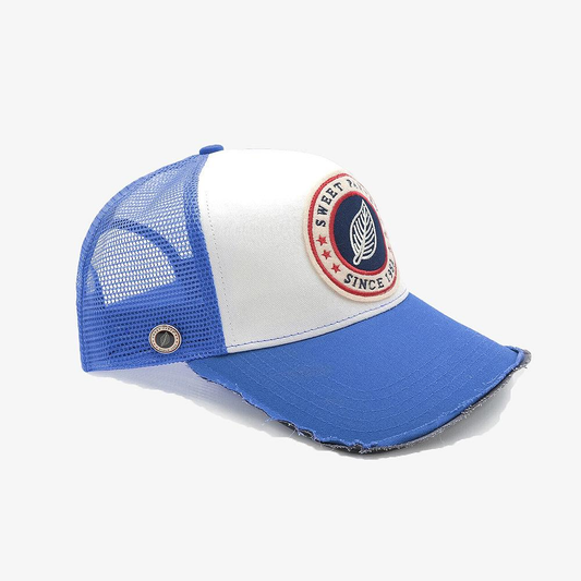Casquette Trucker Azure — Home Run Cap