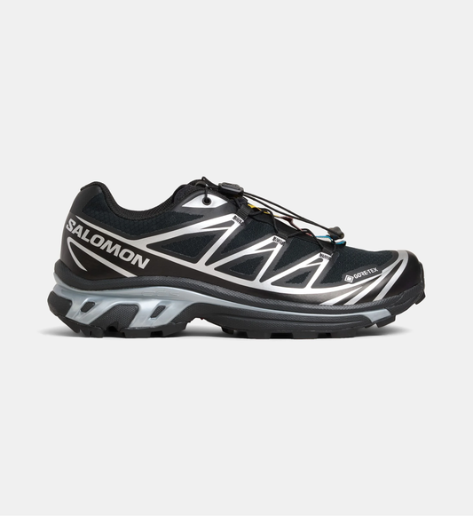Baskets basses XT-6 GTX mixtes noirs et argent